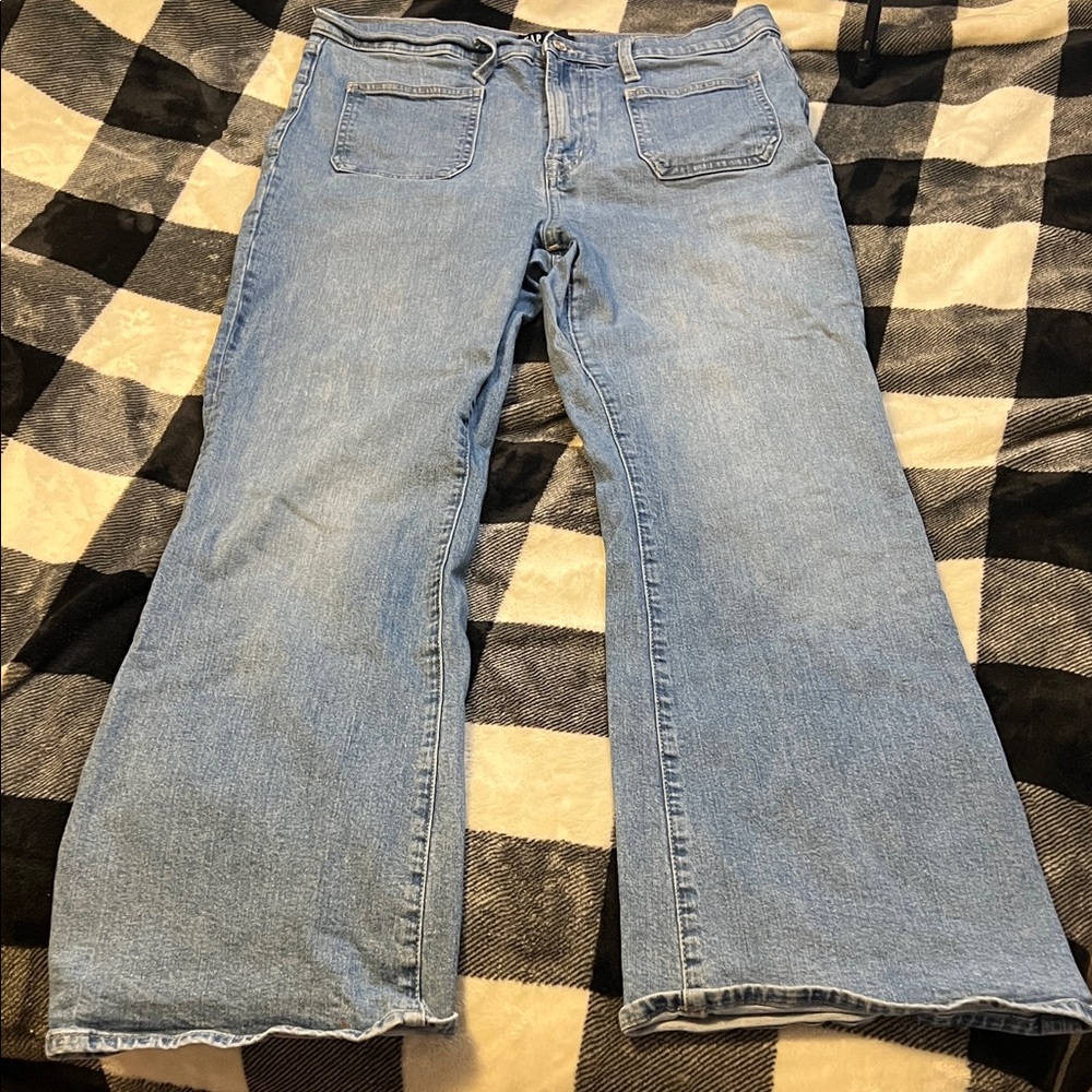 GAP 70s Flare Light Blue Women's Flare Leg Jeans size 16 / 33R